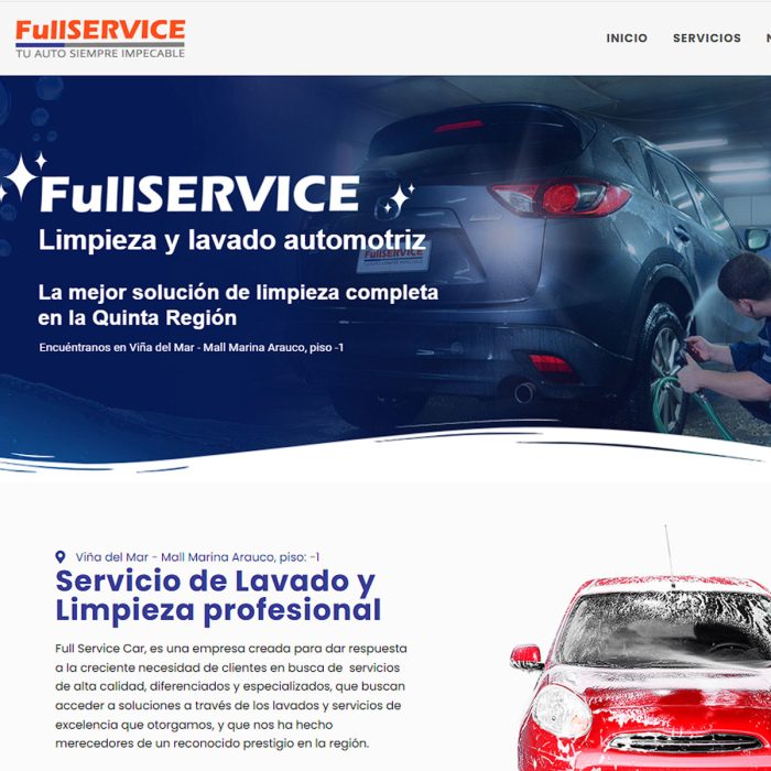 Full service car, Diseño web, Quilpué, Villa alemana, Viña del mar, Olmué, Limache